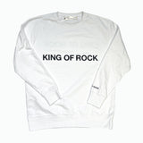 2022 SS KING OF ROCK KIDS CREW SWEAT パイル WHITE