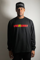 2022 SS GIVE IT AWAY LS TEE BLACK