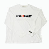 2022 SS GIVE IT AWAY LS TEE WHITE