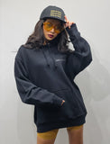 KING OF ROCK LOGO HOODIE (BLACK/WHITE)