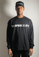 2022 SS TOPBILLIN LOGO FRONT LS TEE BLACK
