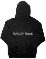 KING OF ROCK LOGO HOODIE (BLACK/WHITE)